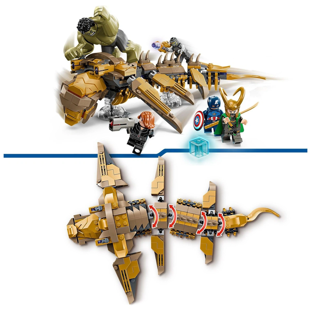 LEGO Marvel The Avengers vs. The Leviathan Playset 76290