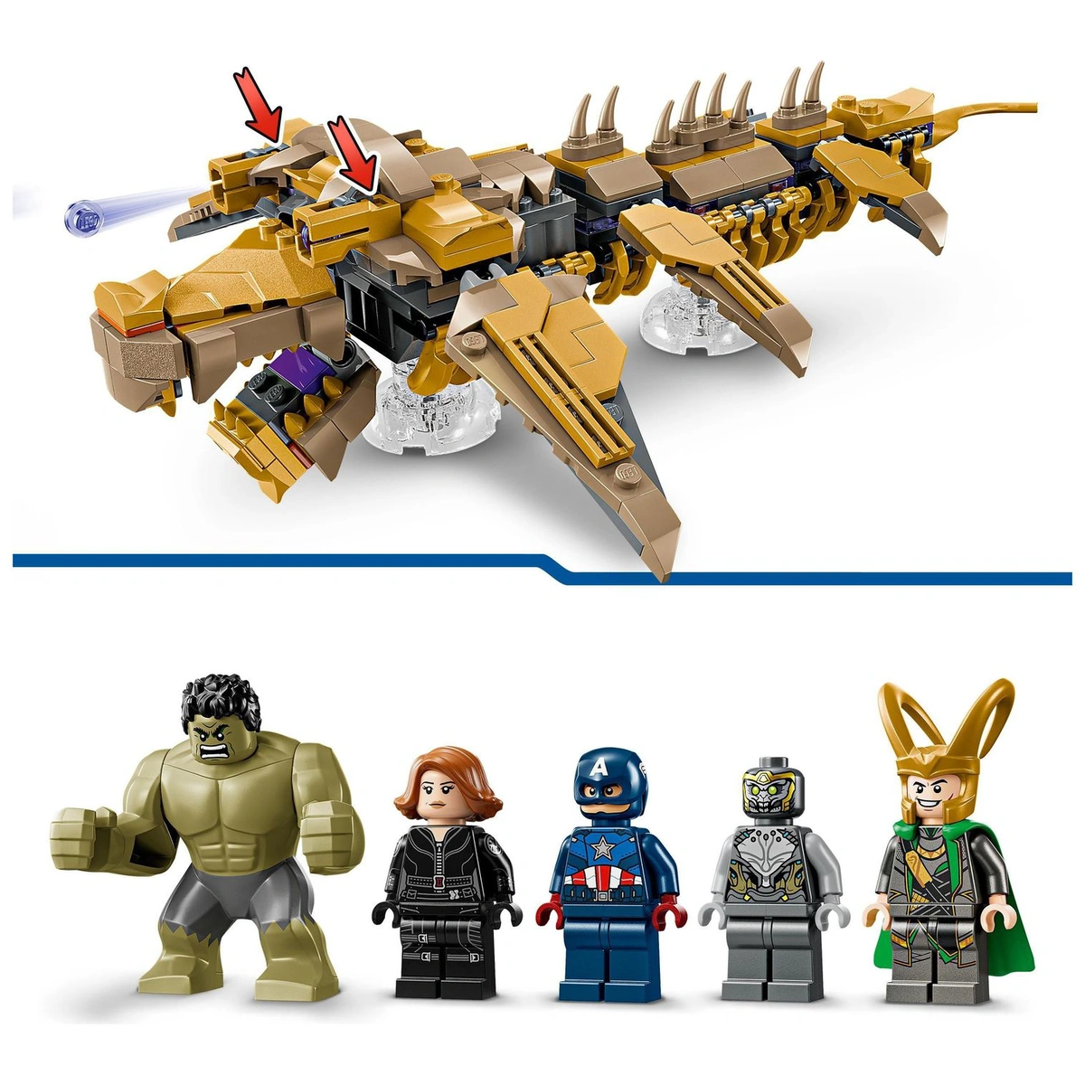 LEGO Marvel The Avengers vs. The Leviathan Playset 76290