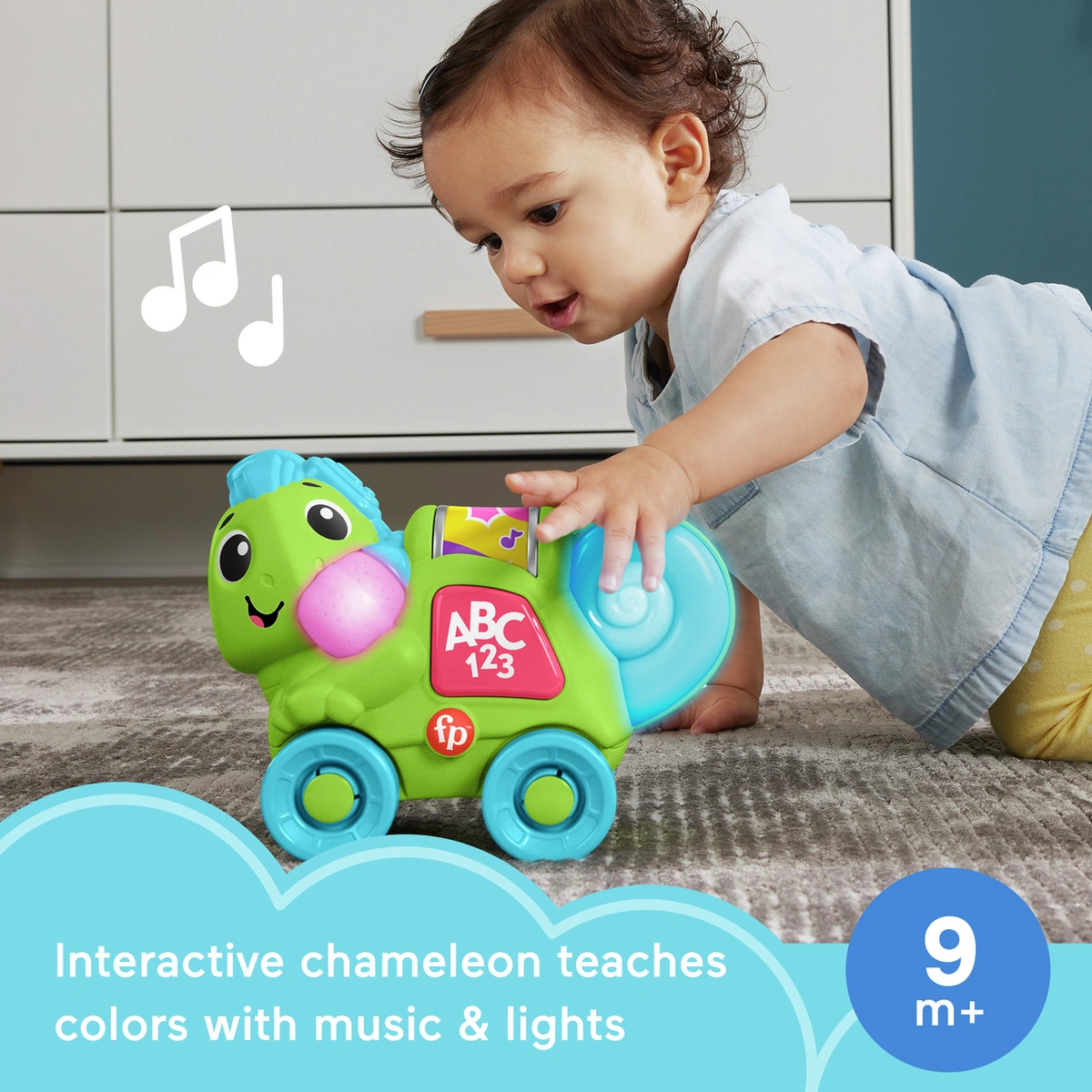 Fisher-Price Link Squad Crawl n Colours Chameleon