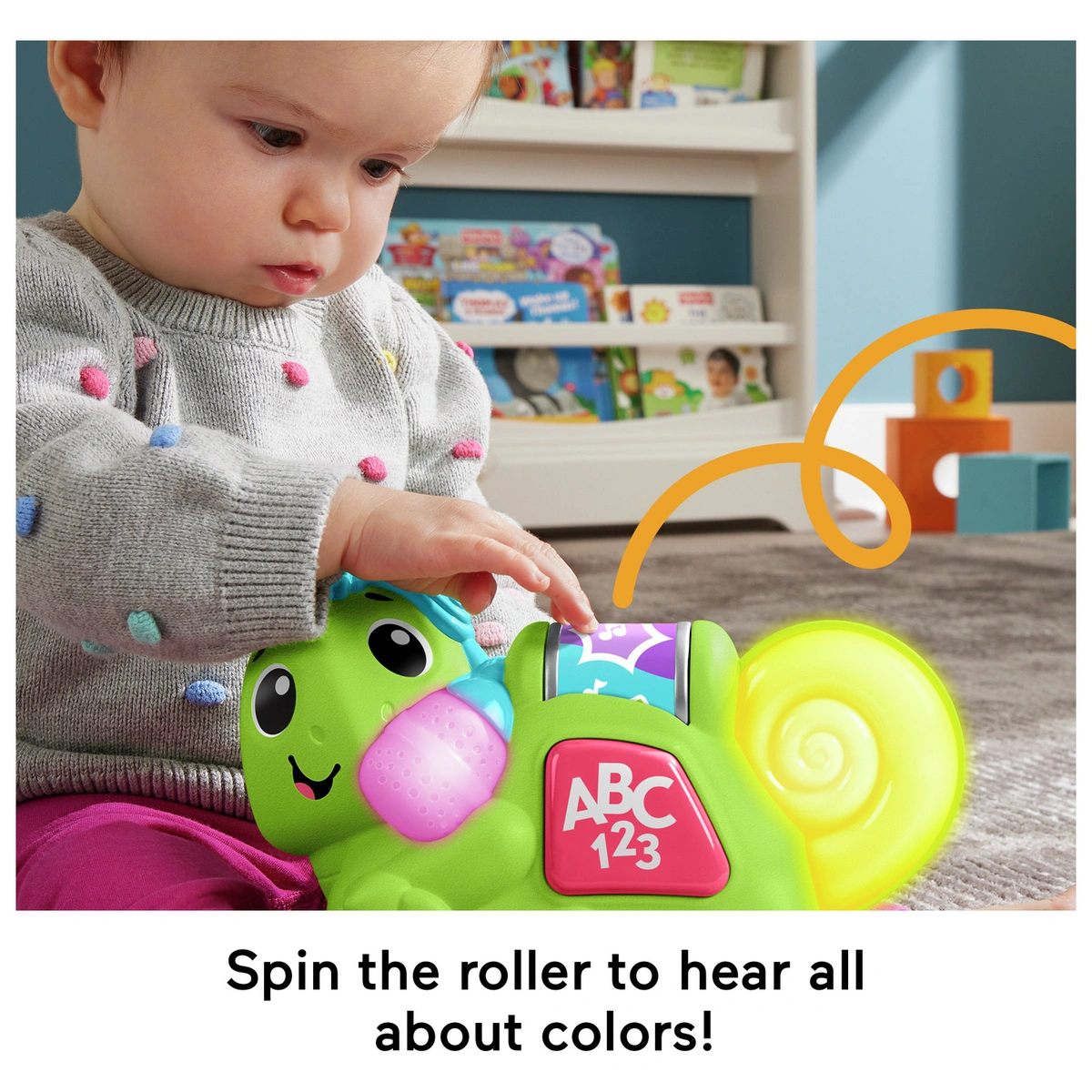 Fisher-Price Link Squad Crawl n Colours Chameleon