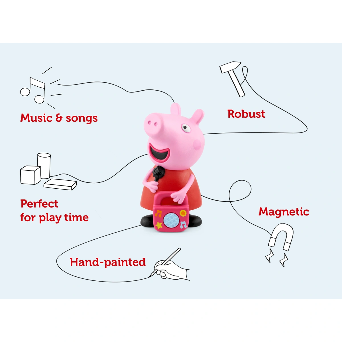 tonies Peppa Pig My First Album Audio Tonie Character
