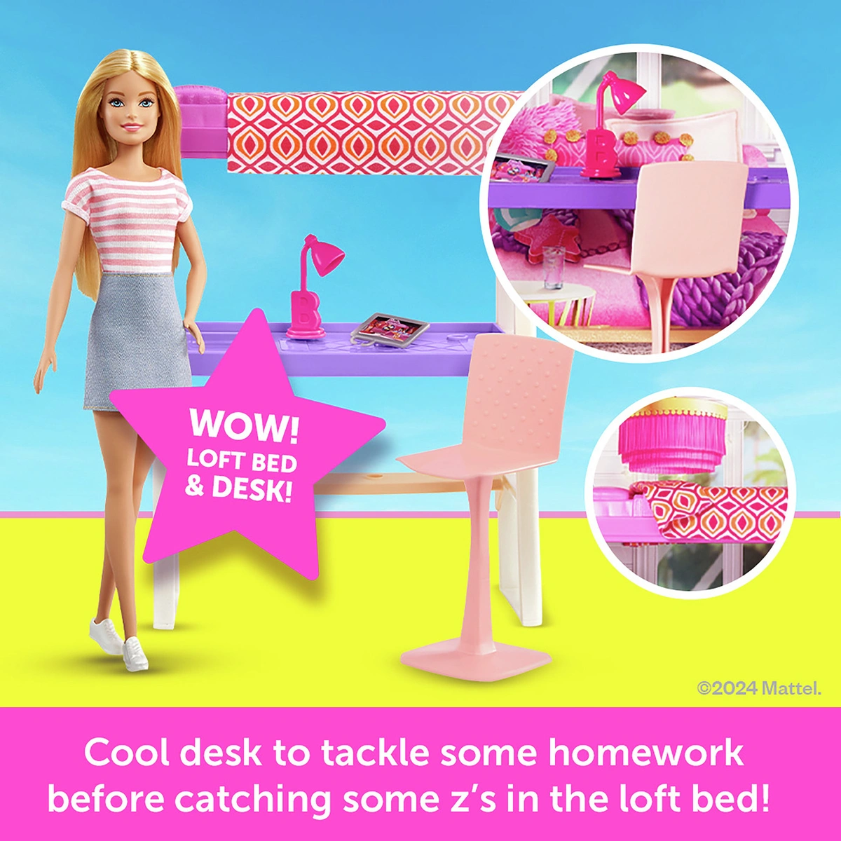 Barbie Estate Dolls House and 3 Dolls