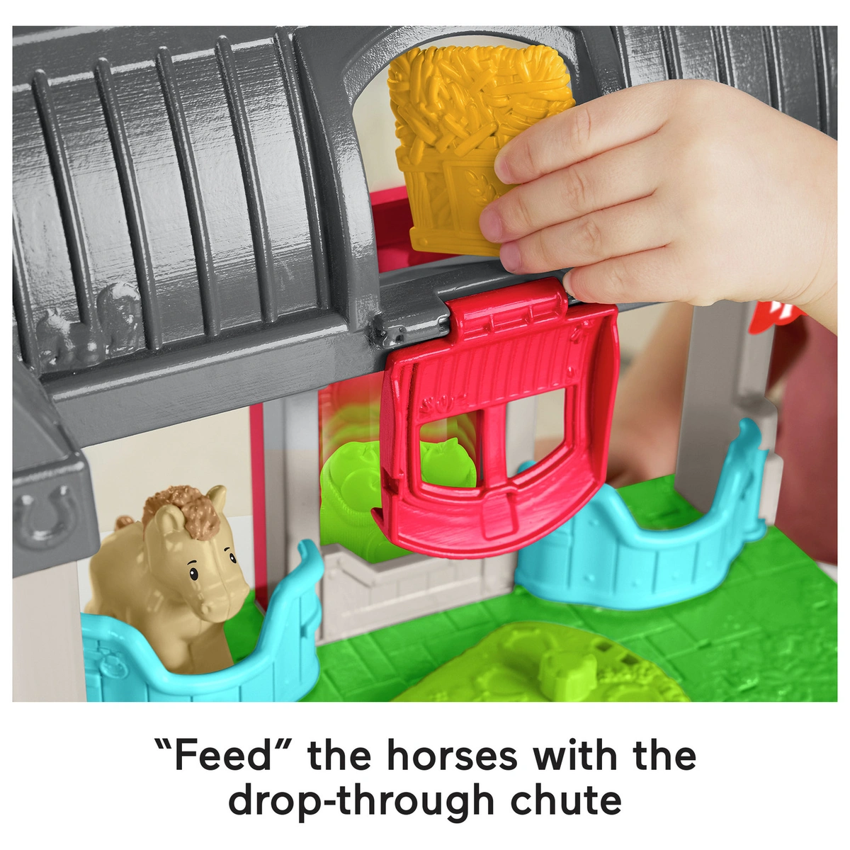 Fisher-Price Little People Friendly Horses Stable Playset