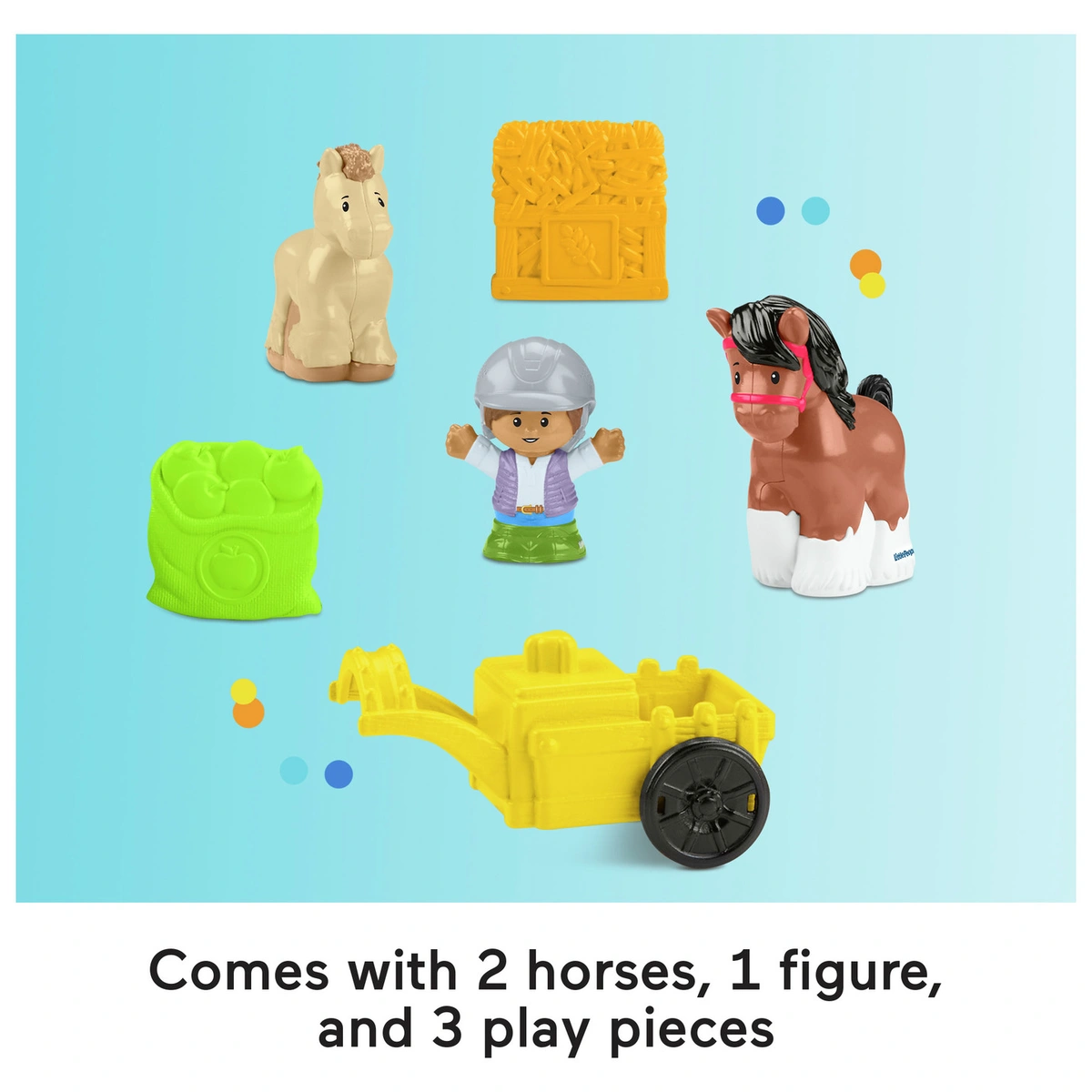 Fisher-Price Little People Friendly Horses Stable Playset