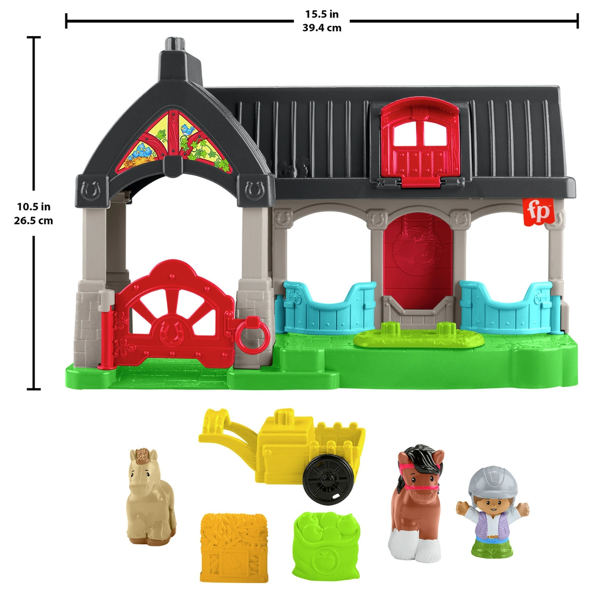 Fisher-Price Little People Friendly Horses Stable Playset