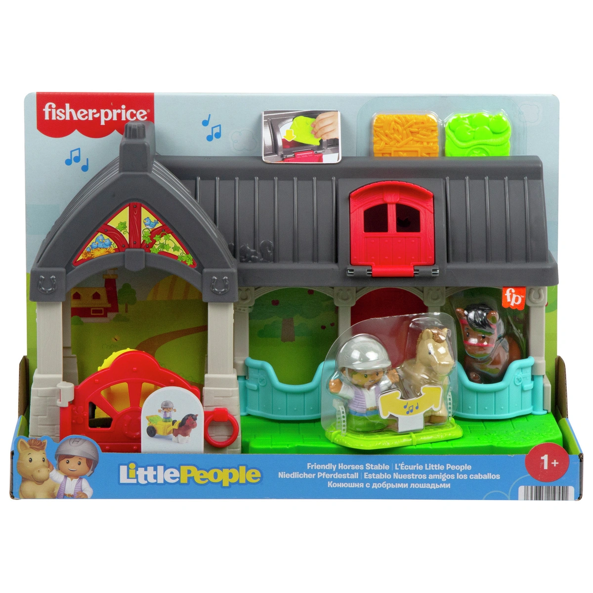 Fisher-Price Little People Friendly Horses Stable Playset