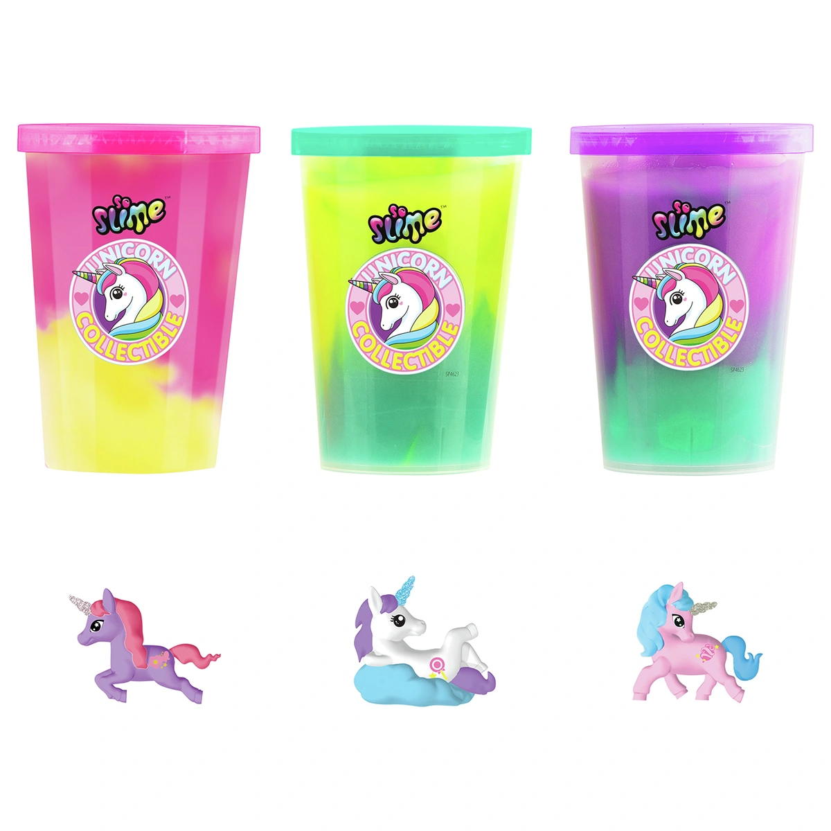 So Slime Collectable Unicorn-Pack of 3