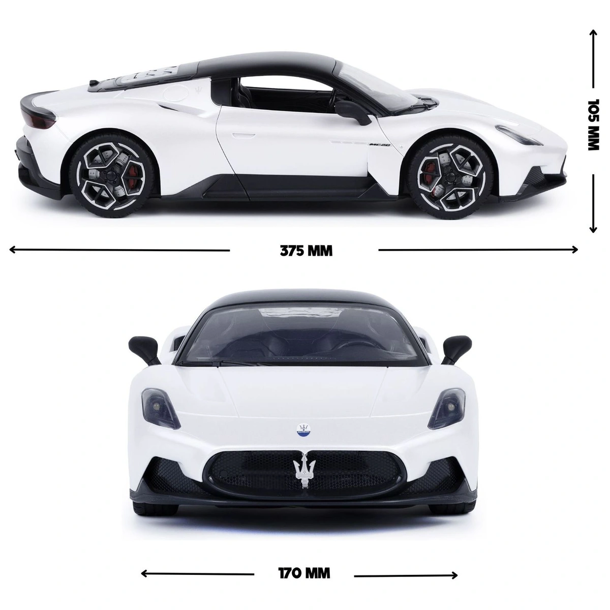 CMJ 1:12 Maserati White Remote Controlled Car