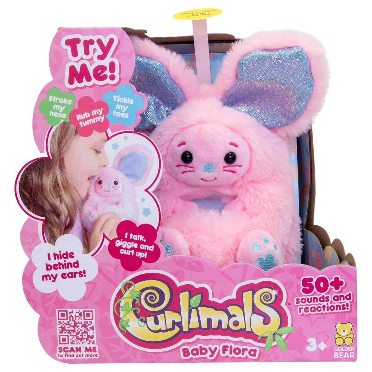 Curlimals Baby Flora Plushie Pal