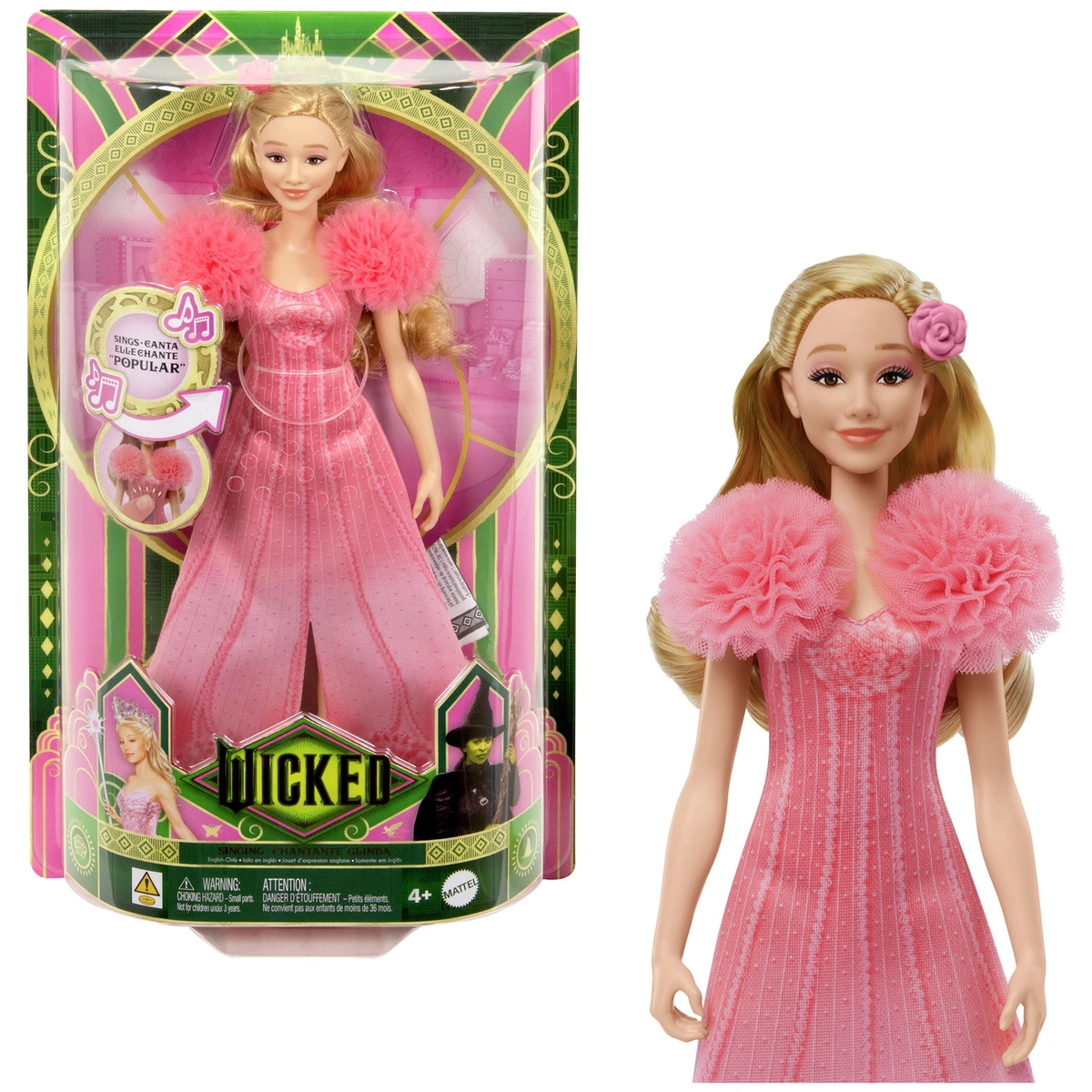 Wicked Singing Glinda Fashion Doll & Accessories