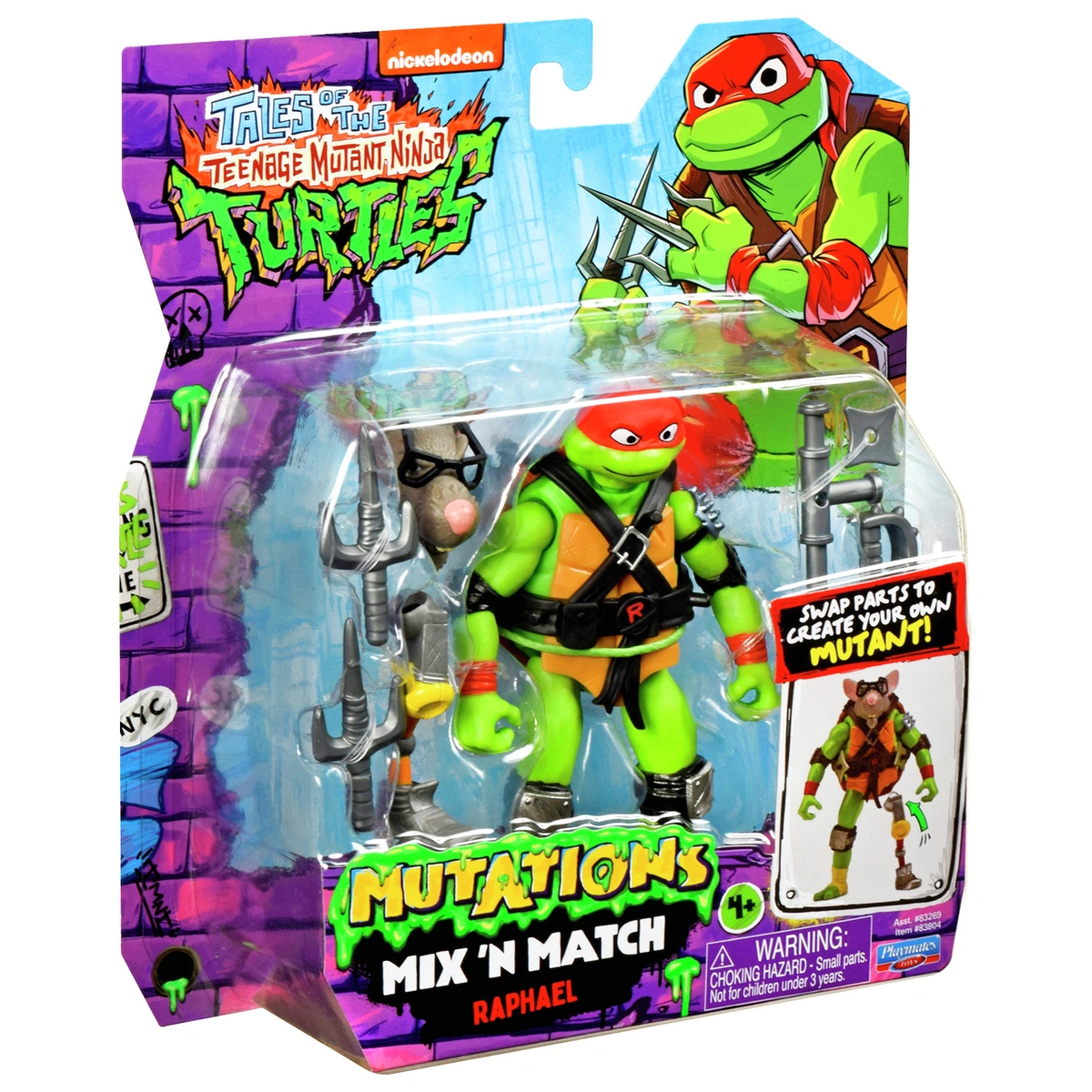 Teenage Mutant Ninja Turtles Mixmatch Basic Figure Raphael