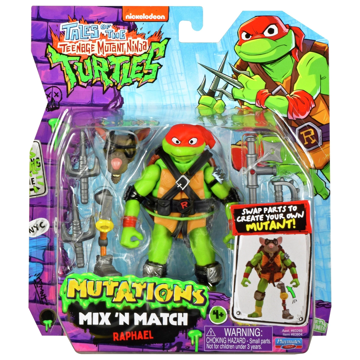 Teenage Mutant Ninja Turtles Mixmatch Basic Figure Raphael