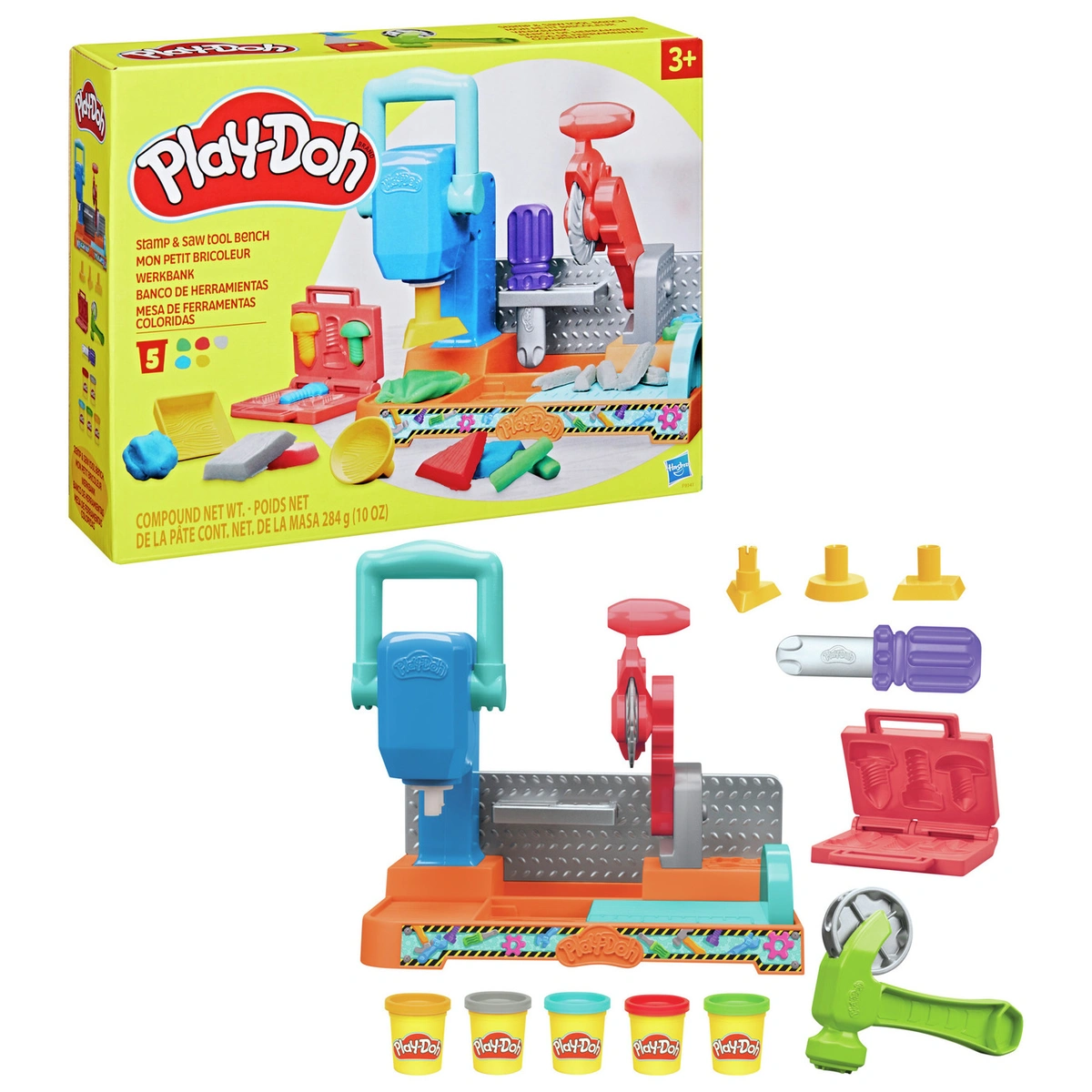Play-Doh Stamp And Saw Tool Bench Playset