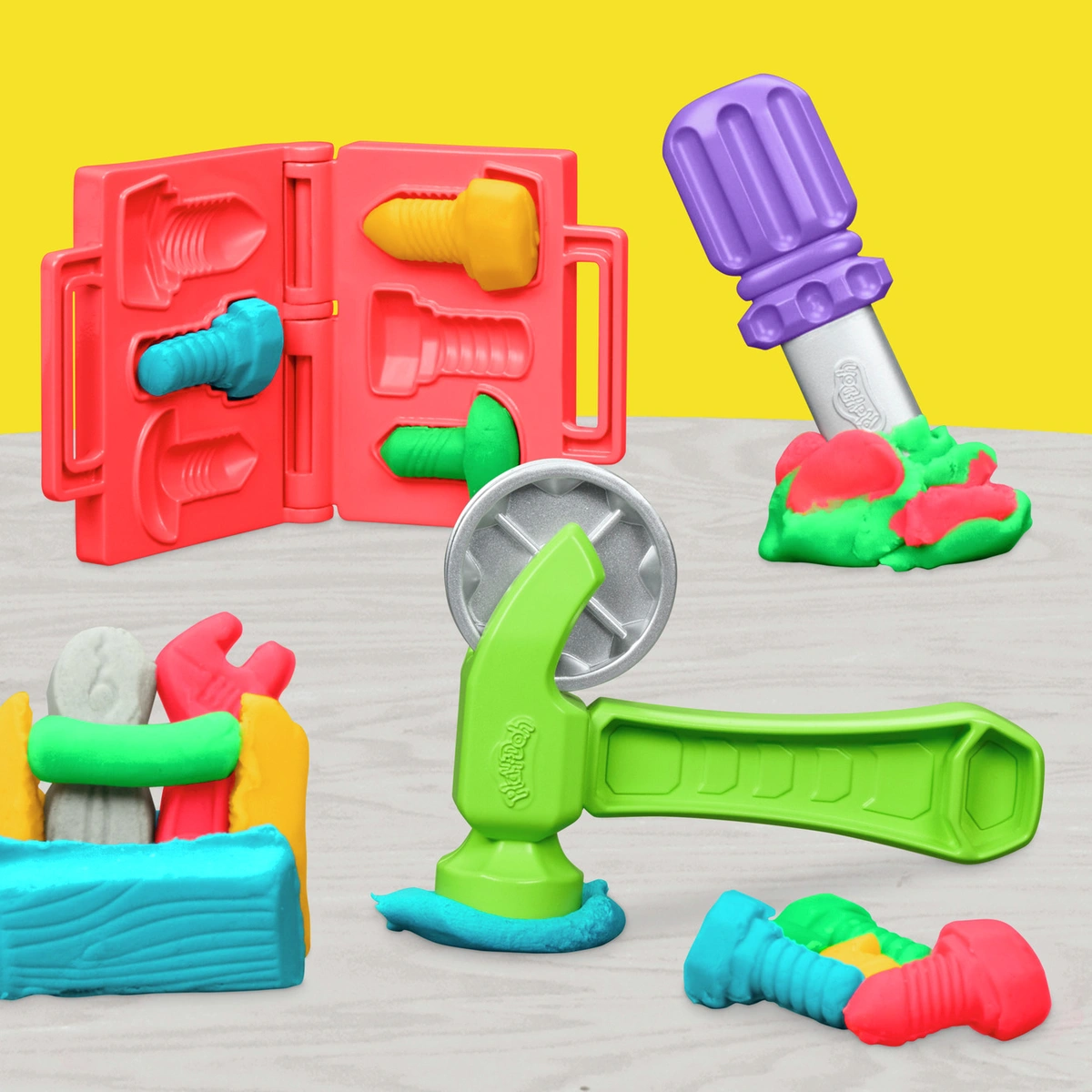 Play-Doh Stamp And Saw Tool Bench Playset