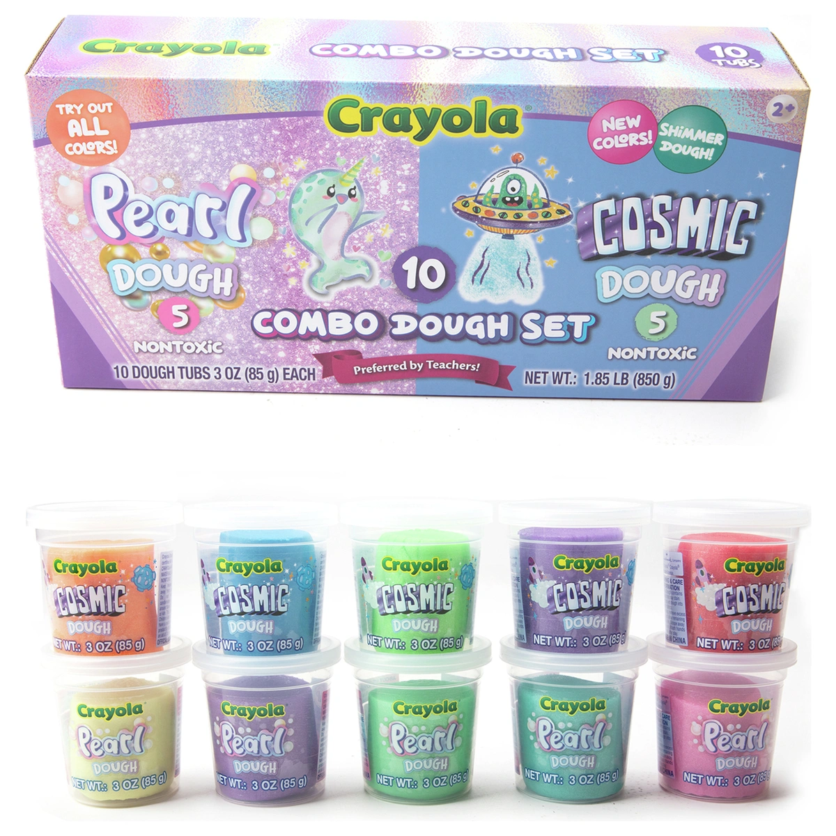 Crayola Silly Scents Pearl and Cosmic Dough