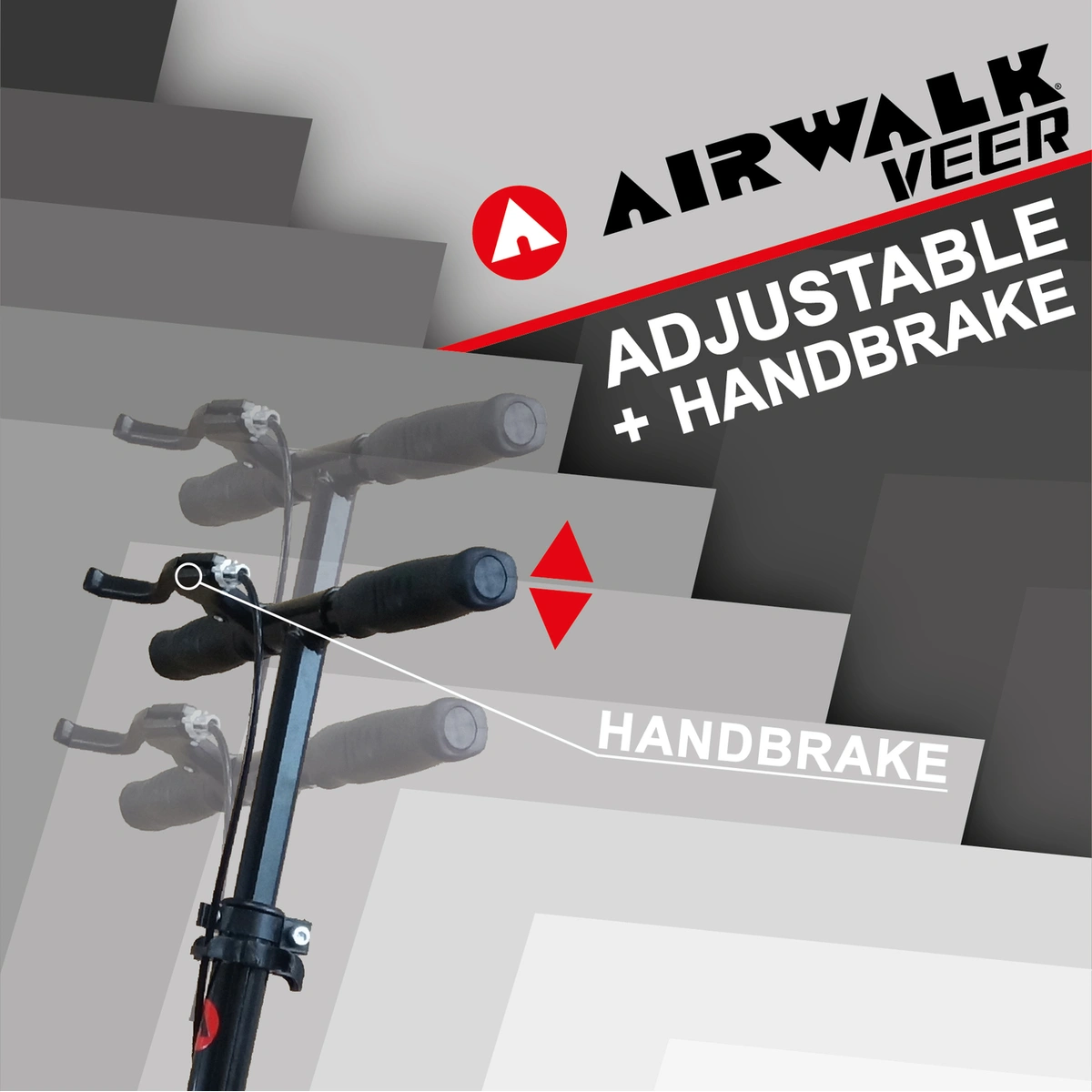 Airwalk Veer Suspension Foldable Big Wheel Scooter