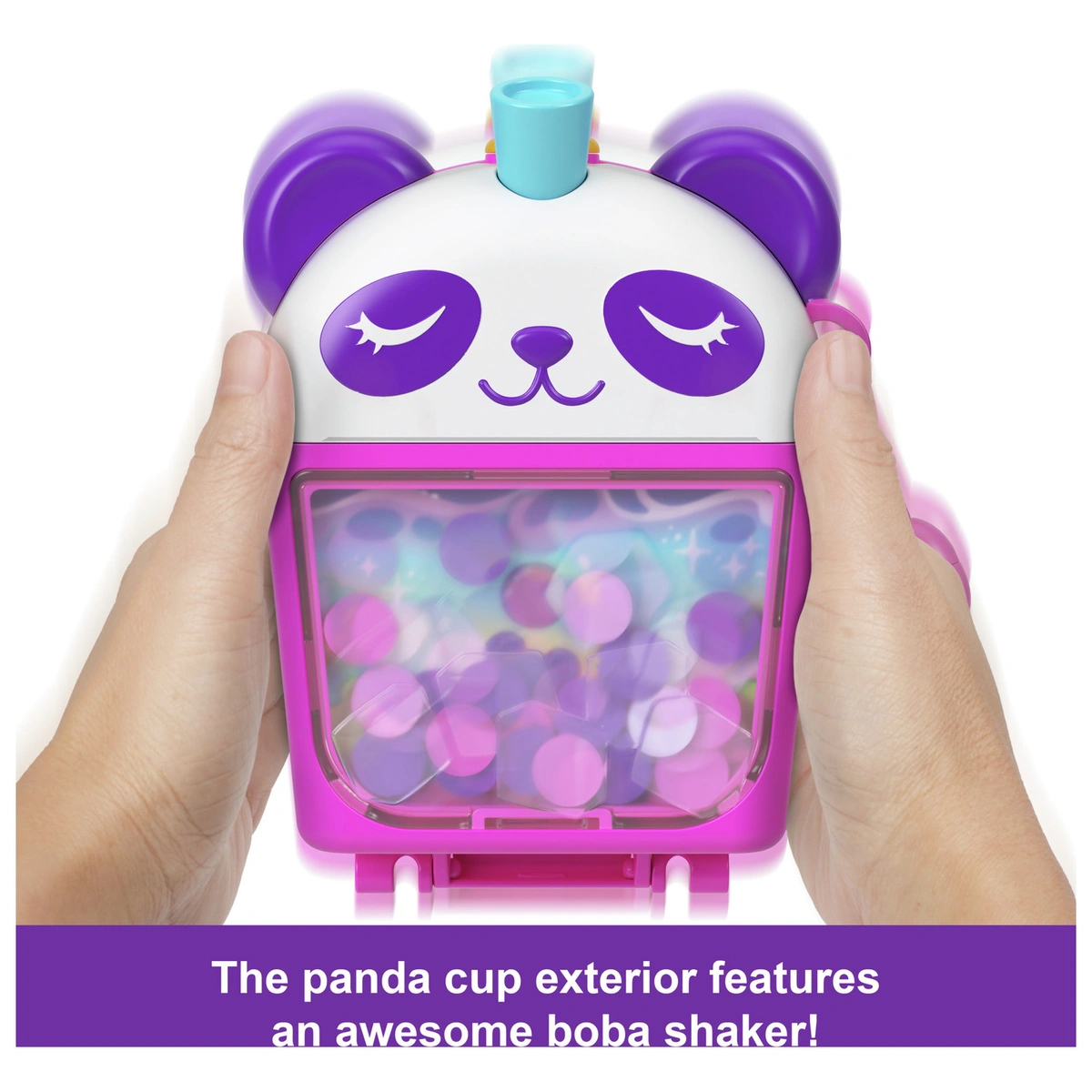 Polly Pocket Bubble Tea Panda Compact Doll Playsets