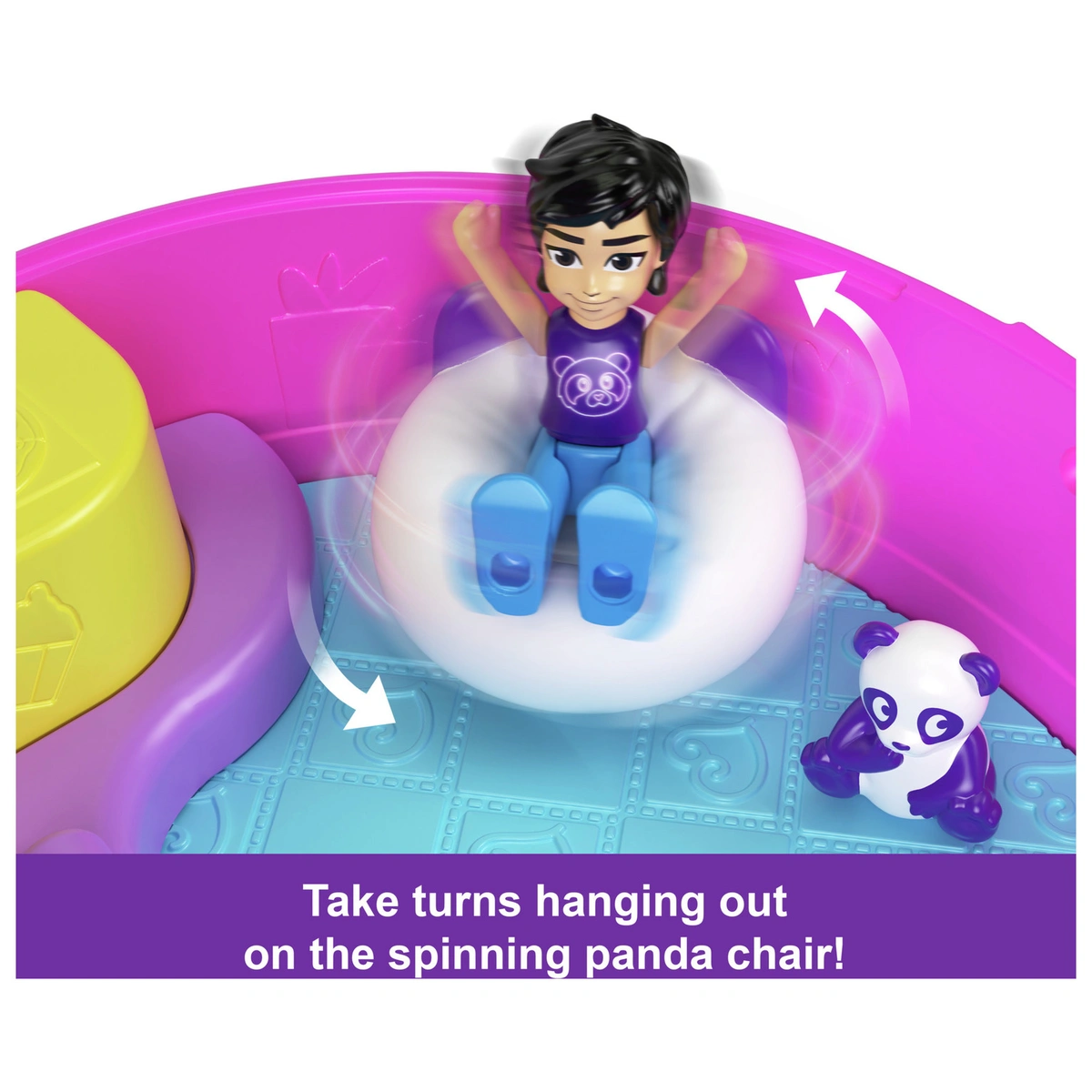 Polly Pocket Bubble Tea Panda Compact Doll Playsets