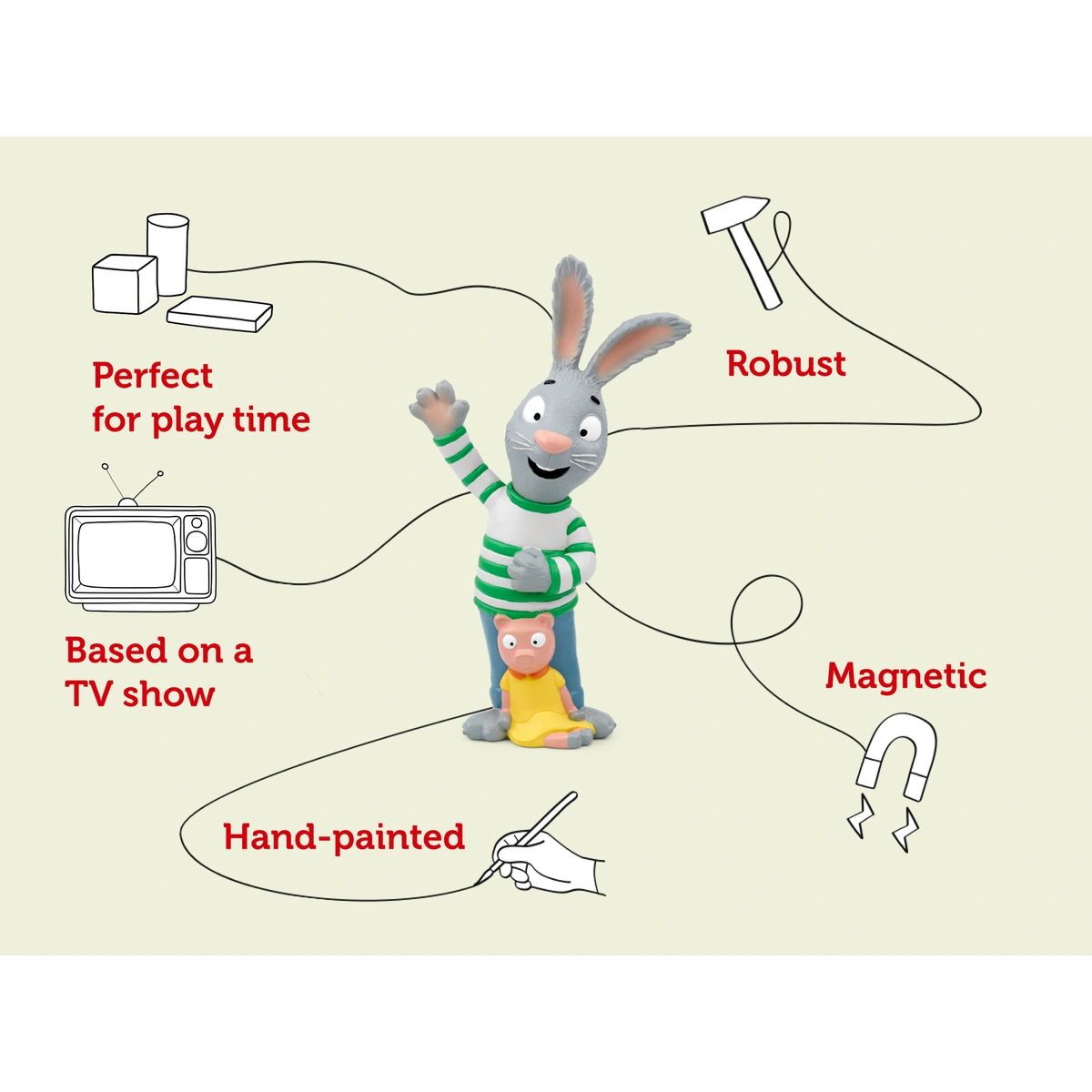 tonies Pip and Posy: Pip Audio Classic Tonie Character