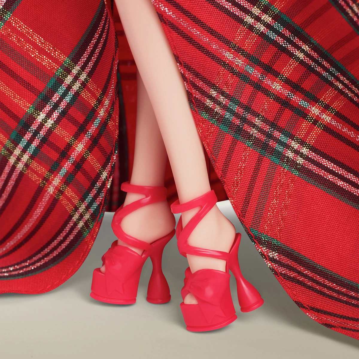 2024 Signature Barbie Doll with Seasonal Plaid Gown - 33cm