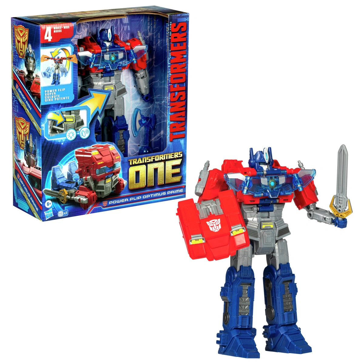Transformers Power Flip Optimus Prime