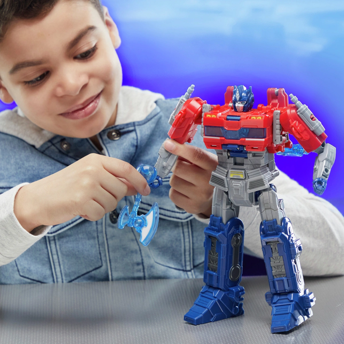 Transformers Power Flip Optimus Prime