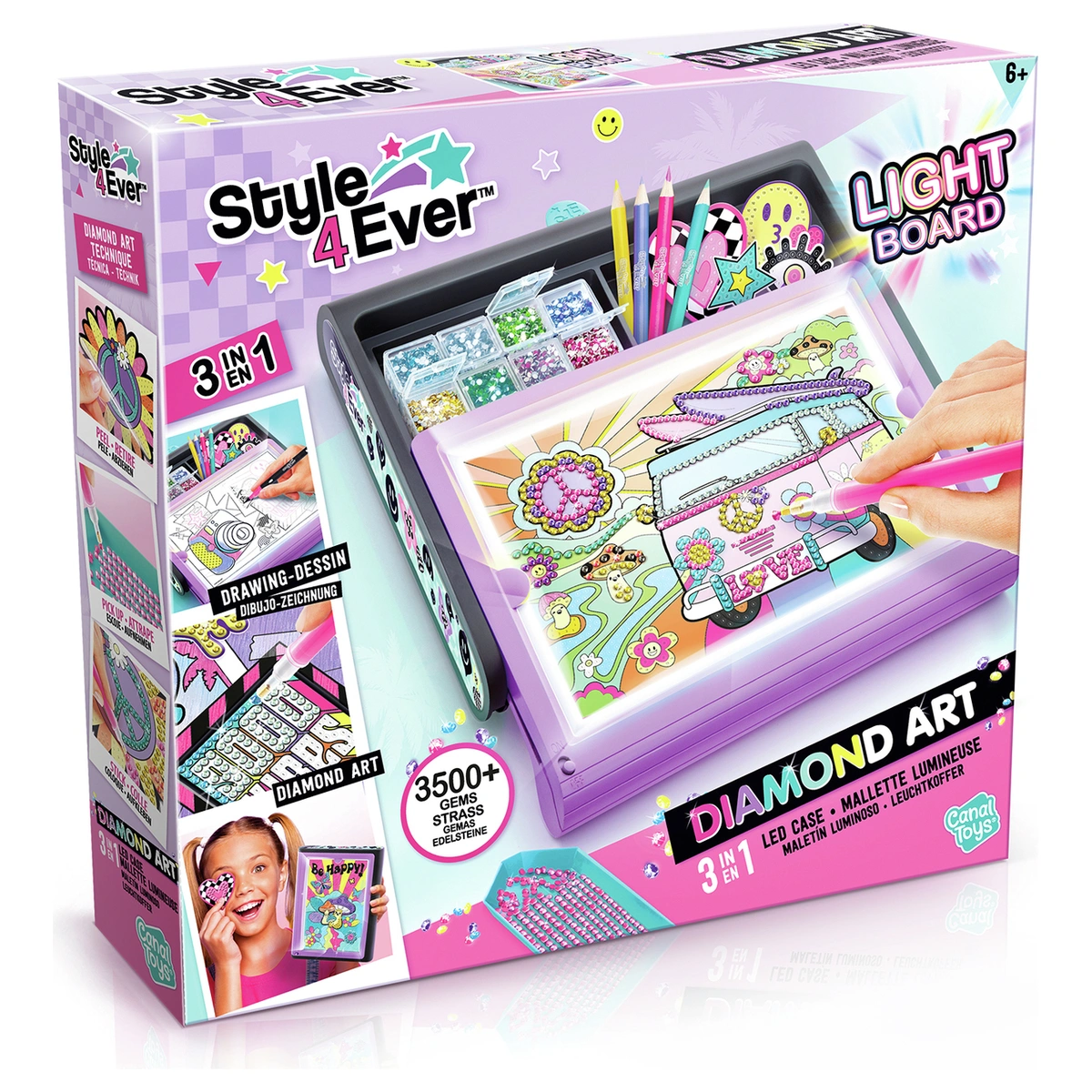 Style 4 Ever Diamond Art LED Case