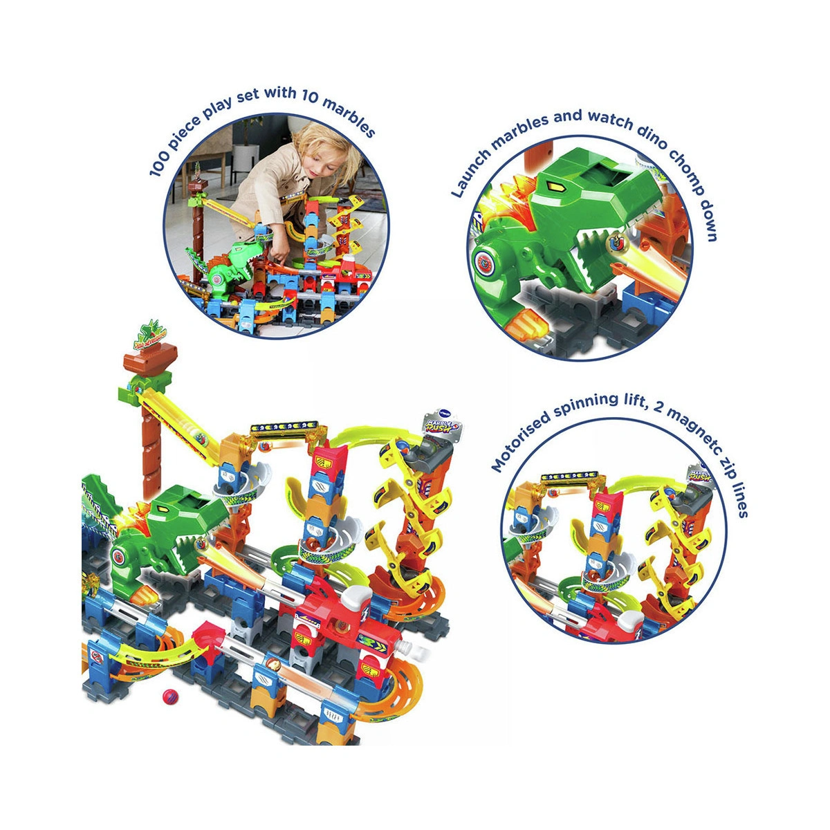 VTech Marble Rush  Magnetic Dino Adventure