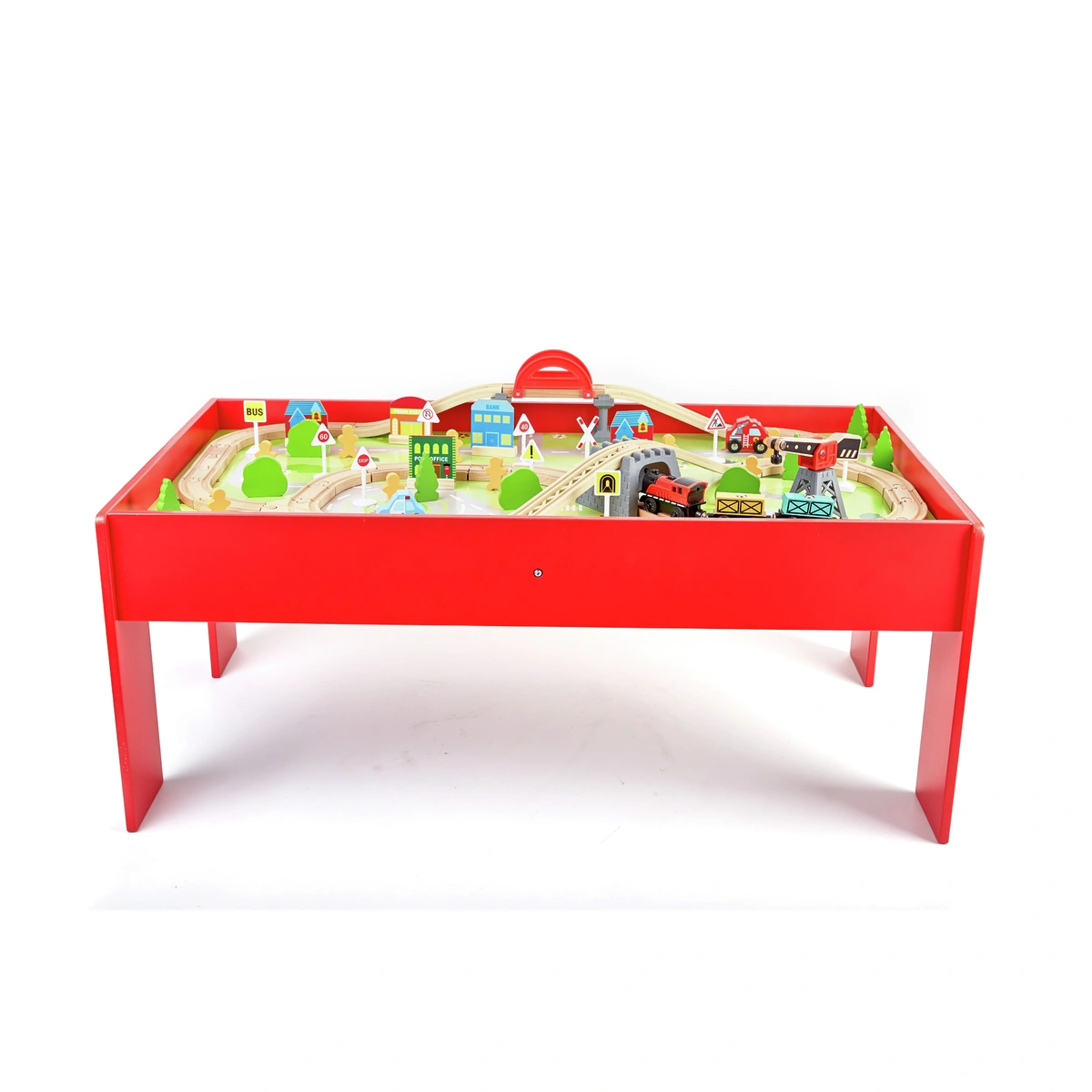 Chad Valley Battery Powered Train and Table - 90 Piece Set