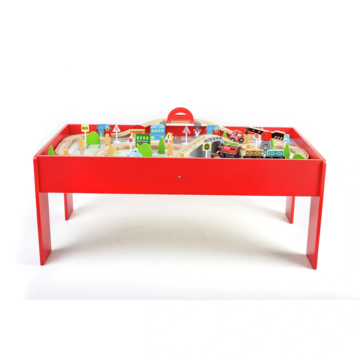 Chad Valley Battery Powered Train and Table - 90 Piece Set