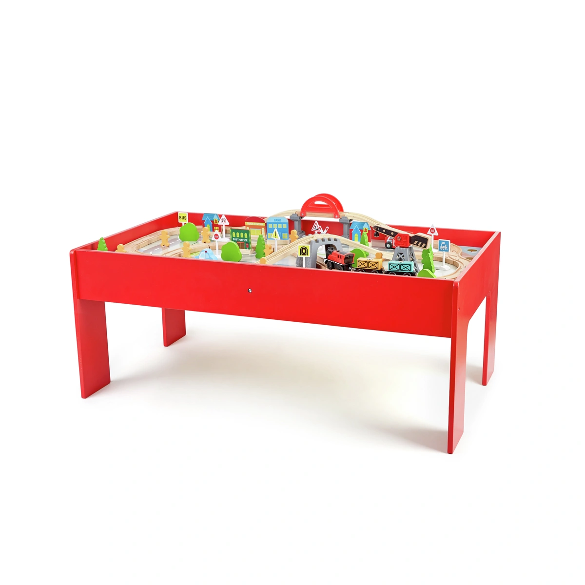 Chad Valley Battery Powered Train and Table - 90 Piece Set