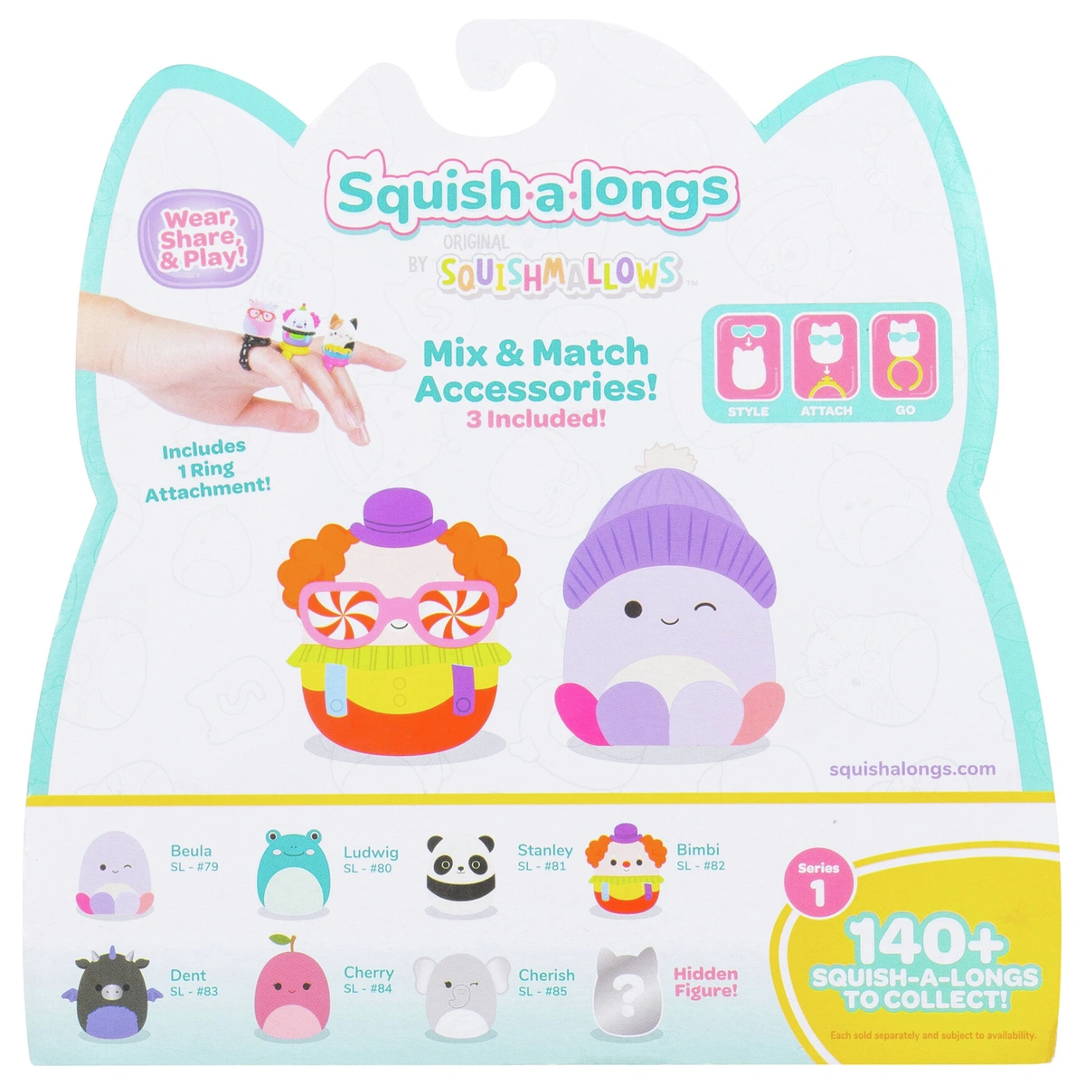 Squish-a-longs Mini-Squish Playset-Pack of 1