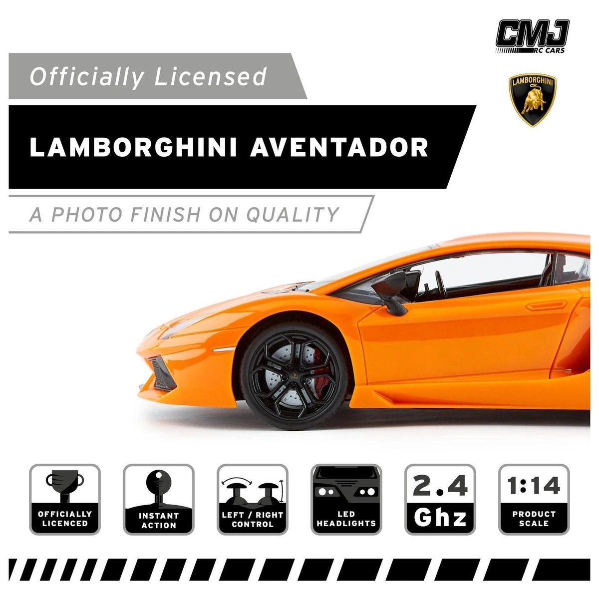 RC 1 14 Lambo Aventador Orange