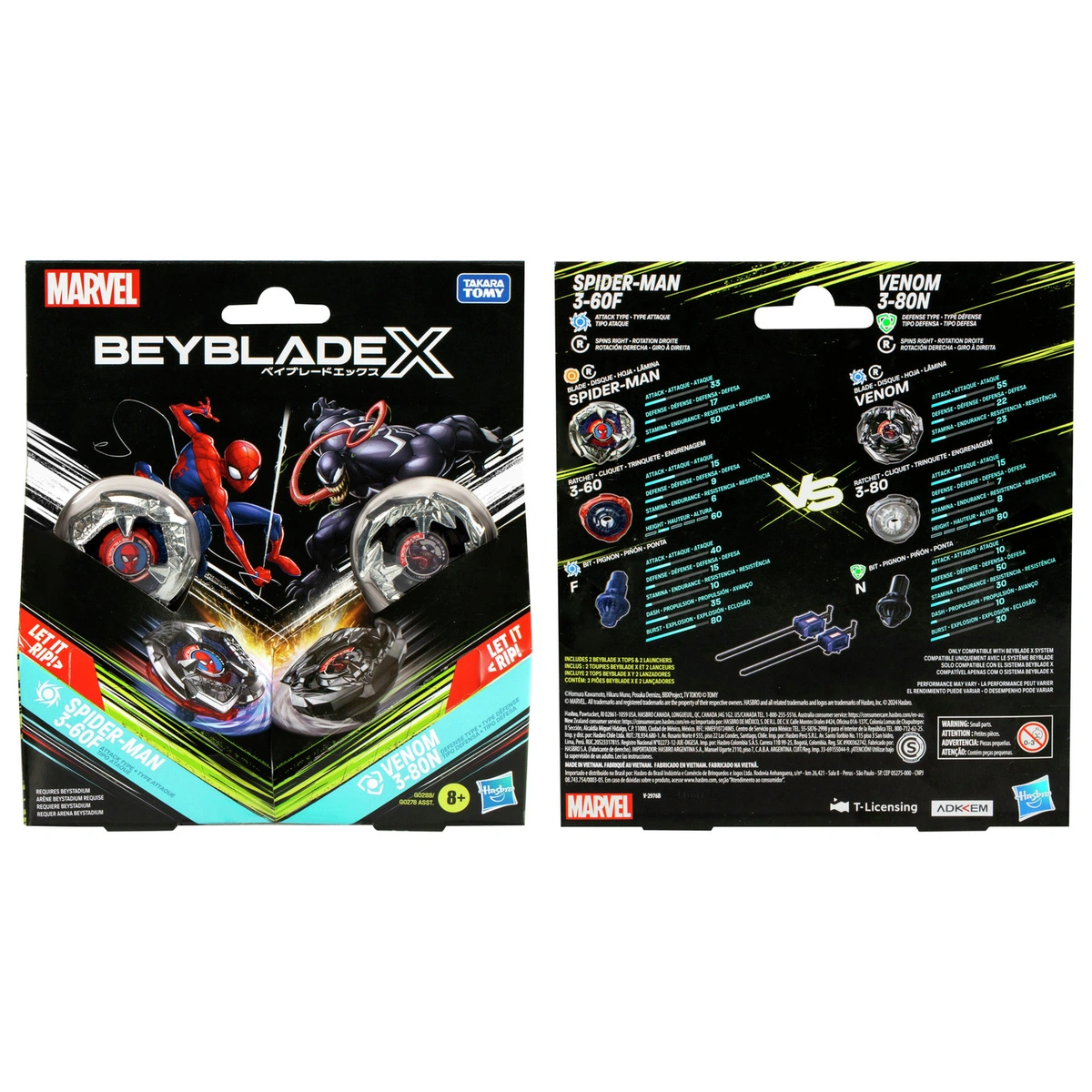 Beyblade Spider Venom Collaboration Multi-Pack