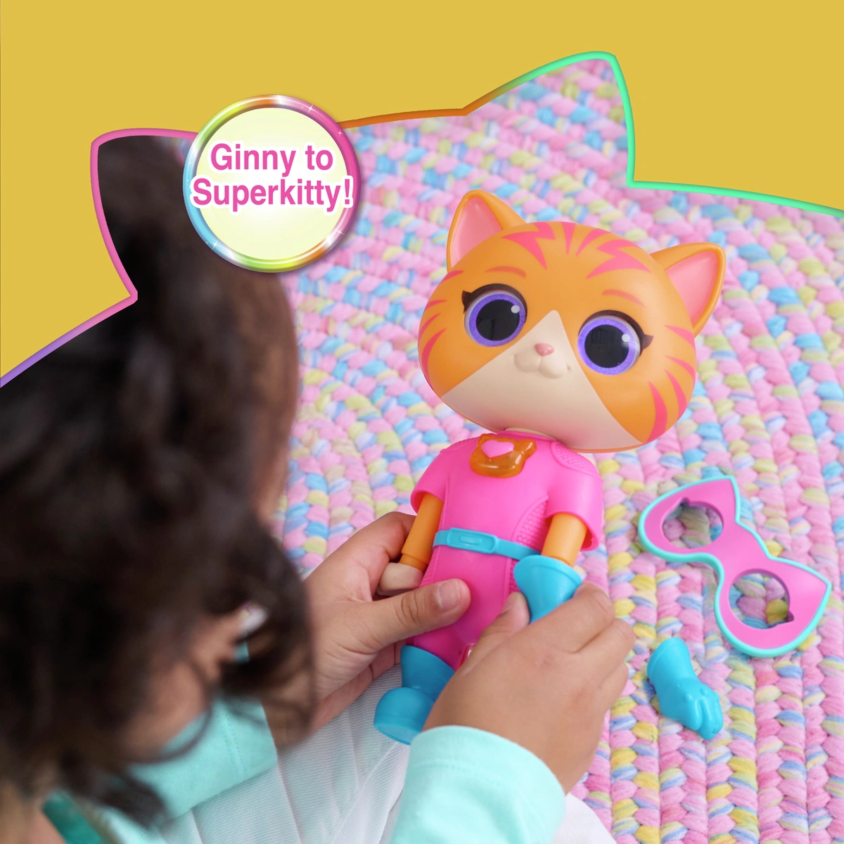 Disney Junior Super Kitties Cat-Tastic Transforming Ginny