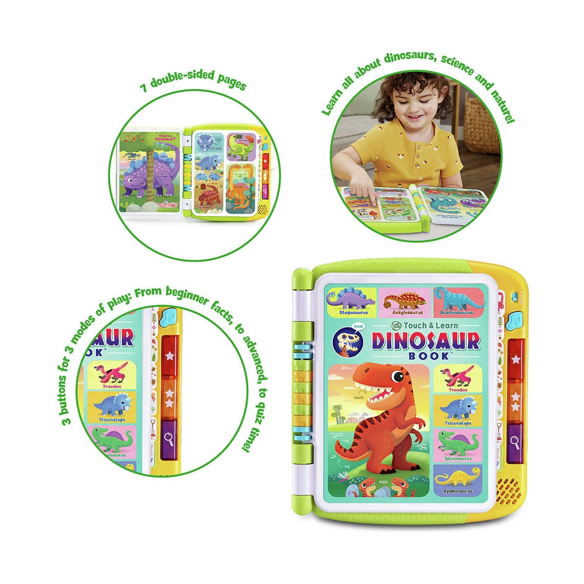 LeapFrog Touch & Learn Dinosaur Book
