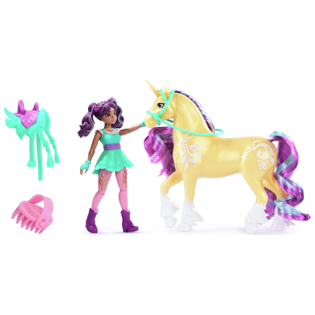 Unicorn Academy Ava and Leaf Small Doll Set