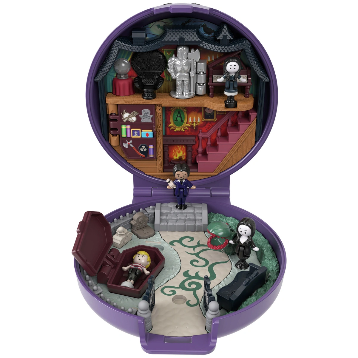 Polly Pocket Addams Family Compact Collector Dolls & Playset