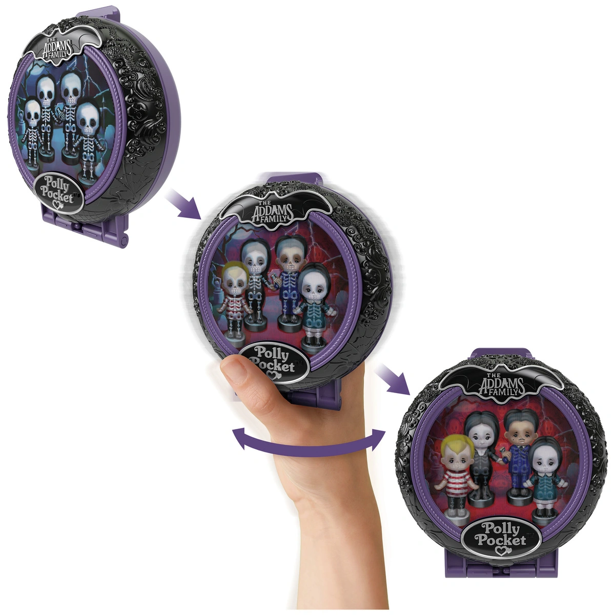 Polly Pocket Addams Family Compact Collector Dolls & Playset