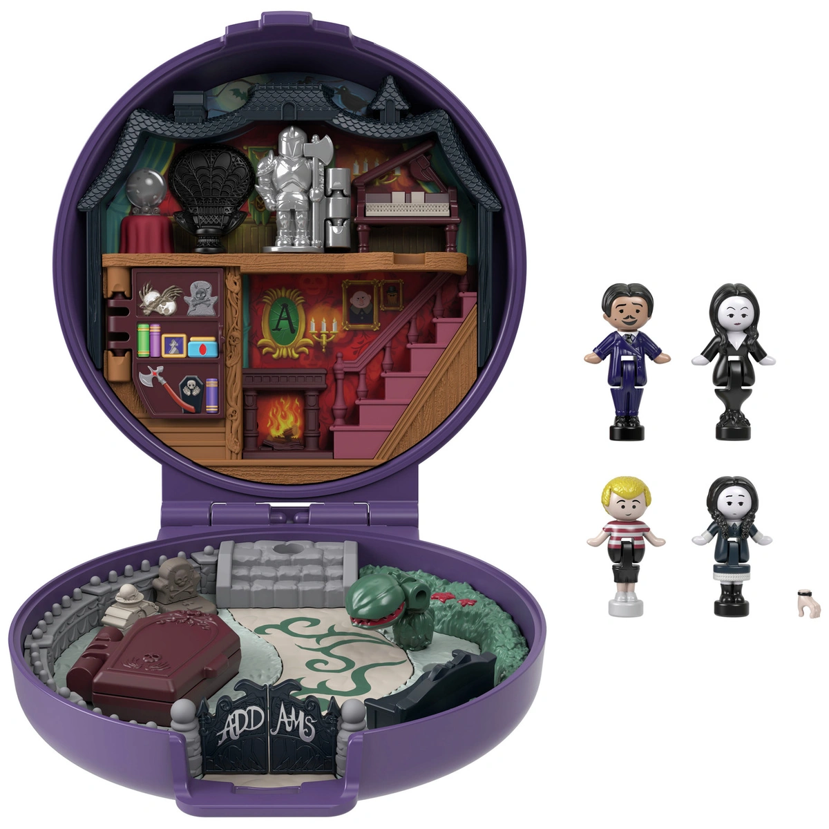 Polly Pocket Addams Family Compact Collector Dolls & Playset