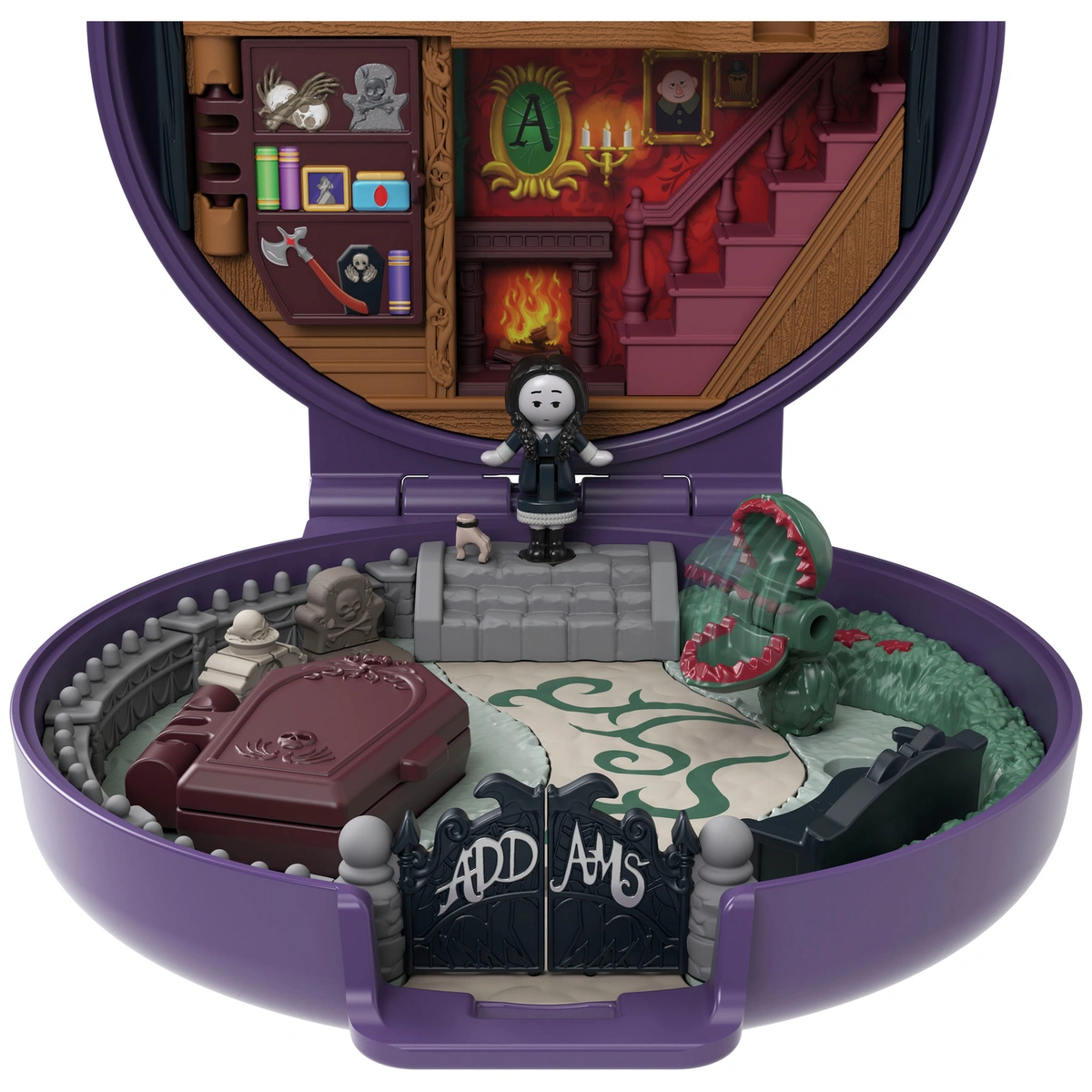 Polly Pocket Addams Family Compact Collector Dolls & Playset