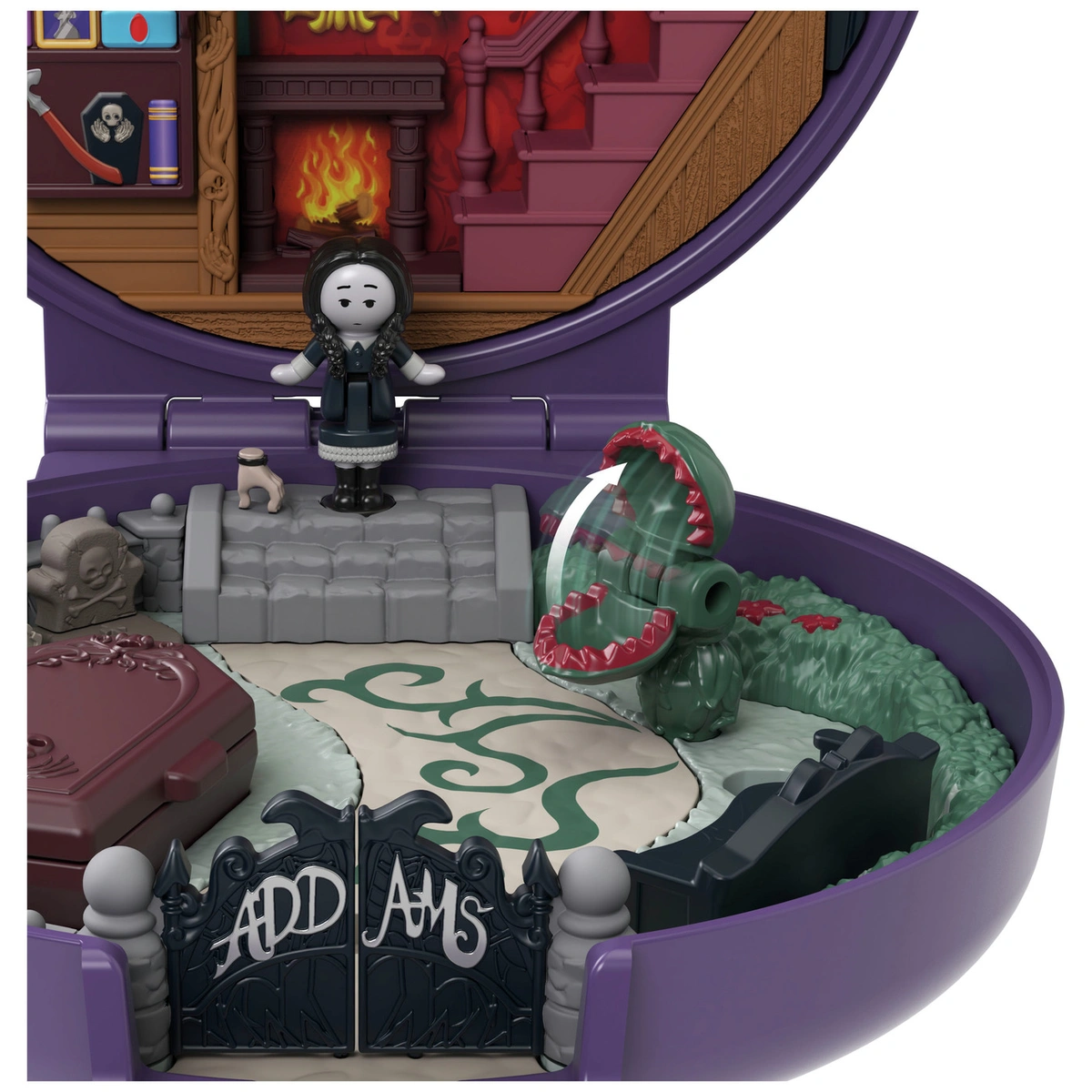 Polly Pocket Addams Family Compact Collector Dolls & Playset