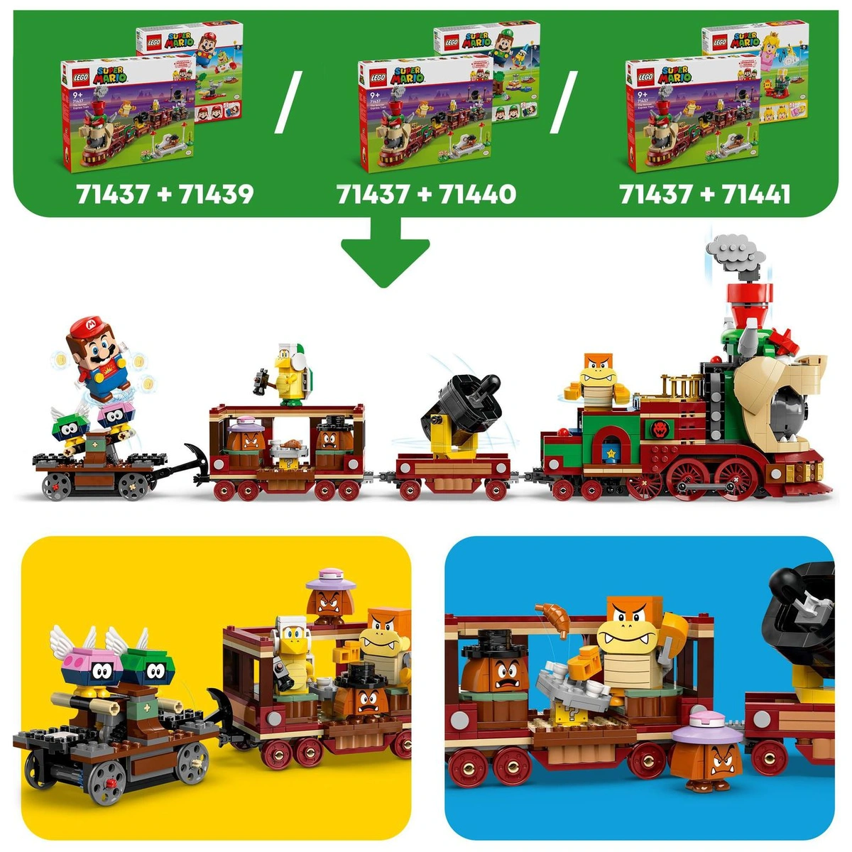 LEGO Super Mario The Bowser Express Train Playset 71437