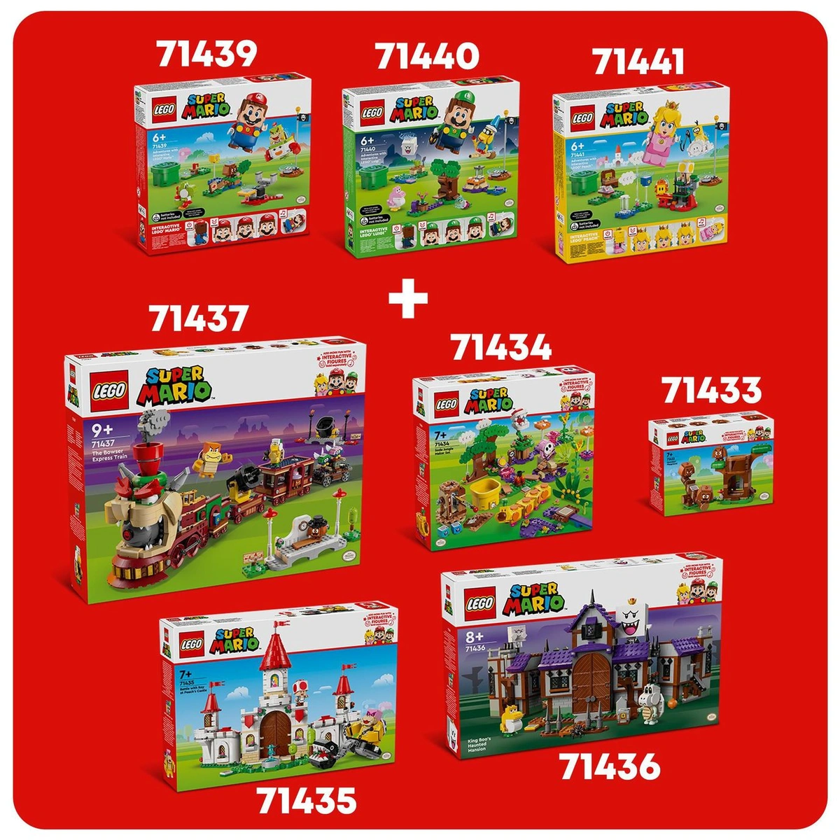 LEGO Super Mario The Bowser Express Train Playset 71437