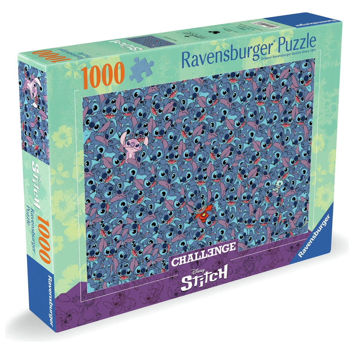 Disney Stitch Challenge 1000 Pieces Jigsaw Puzzle