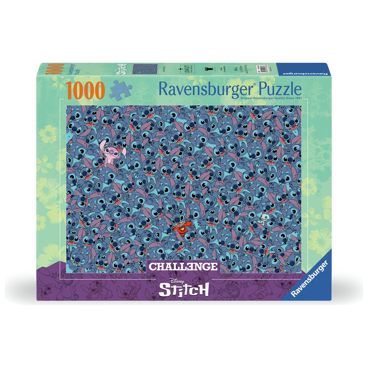 Disney Stitch Challenge 1000 Pieces Jigsaw Puzzle