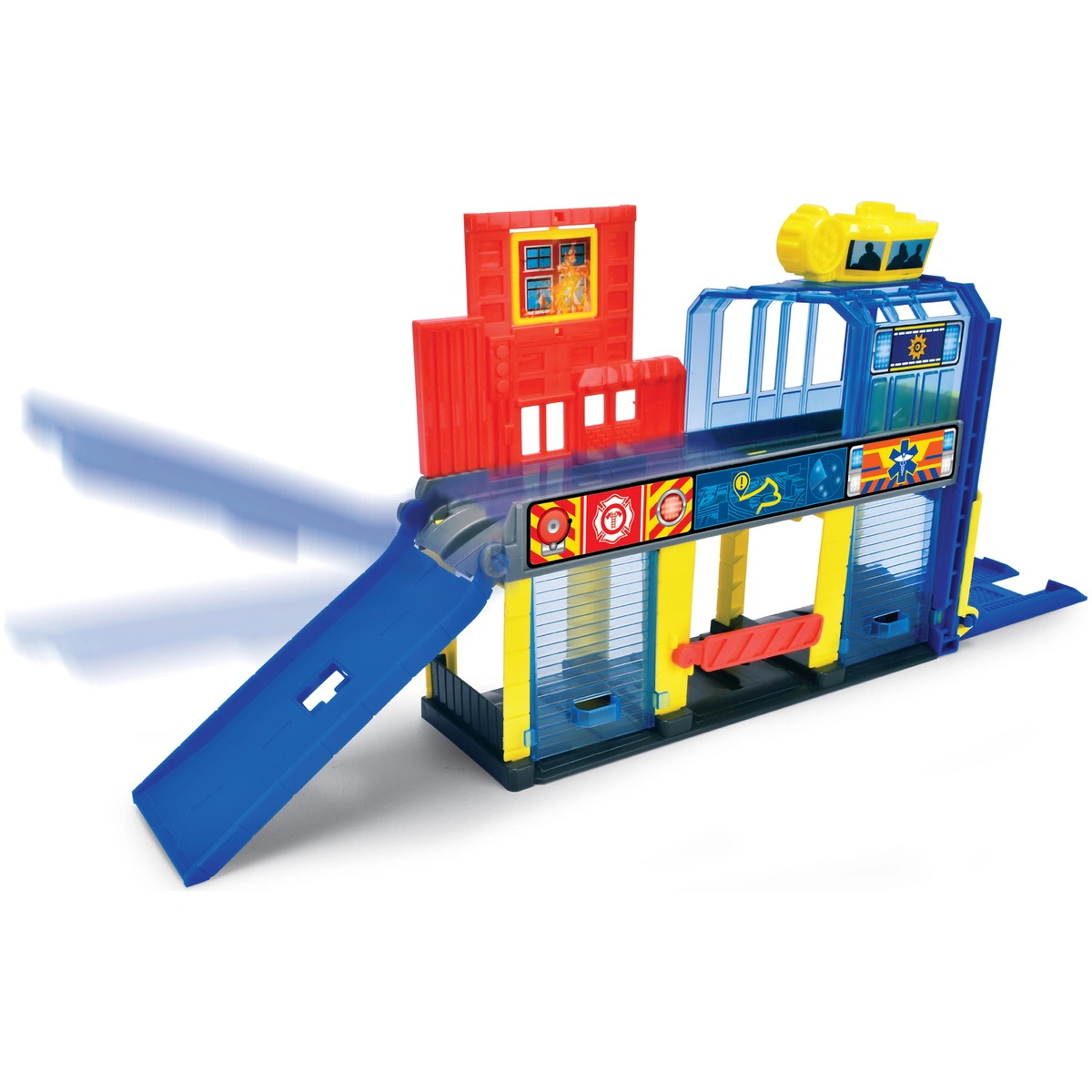 Dickie Micro Emergency Services Station and Vehicle Playset