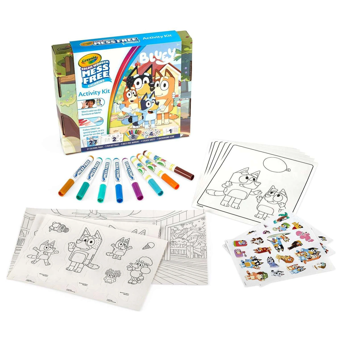 Crayola Bluey Colour Wonder Activity Set