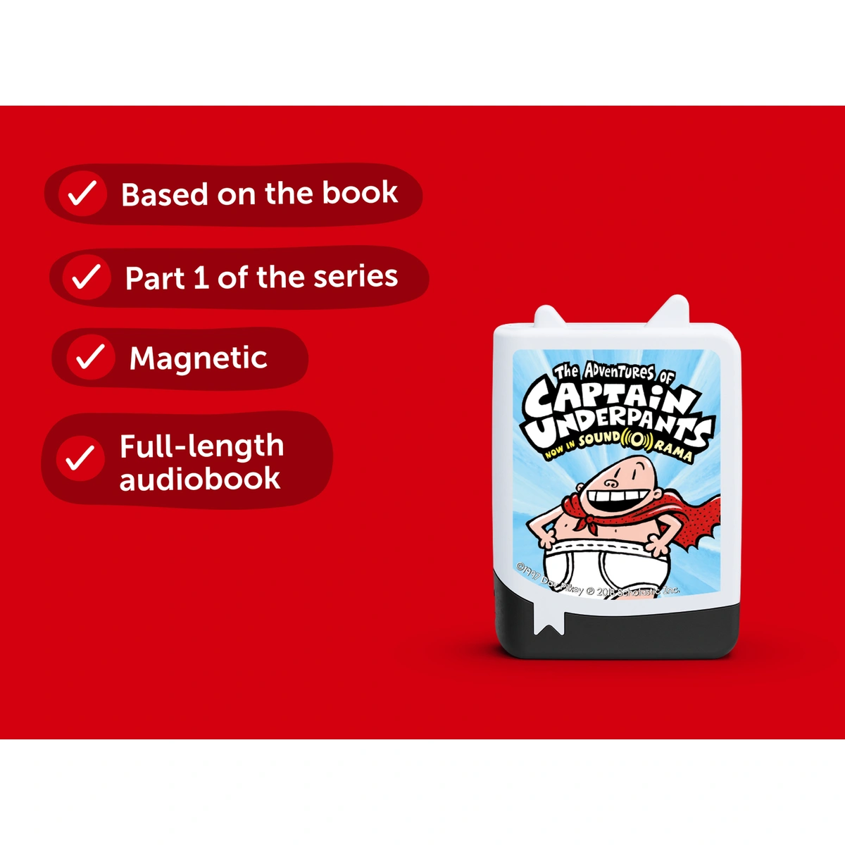 tonies The Adventures of Captain Underpants Audiobook Tonie