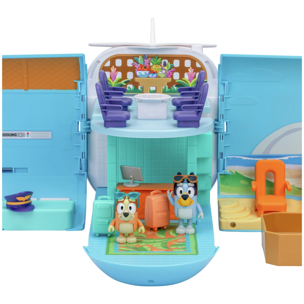 Bluey 3-In-1 Airplane Transforming Playset